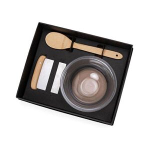 Kit Cozinha Personalizado em Bambu e Inox 3 Peças - MKT-90181 para Brindes de Eventos e Feiras da Zen Brindes.