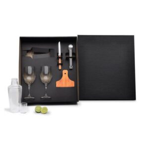 Kit Drinks Personalizado 6 Peças - MKT-90295 para Brindes de Eventos e Feiras da Zen Brindes.