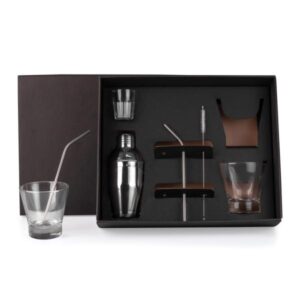 Kit Drinks Personalizado 7 Peças - MKT-9035G para Brindes de Eventos e Feiras da Zen Brindes.