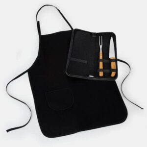 Kit Garfo Faca Inox Bambu Personalizado - MPB-11113 para Brindes de Eventos e Feiras da Zen Brindes.