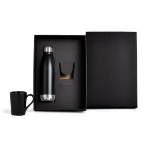 Kit Garrafa e Caneca 2 Peças Personalizado - MKT-90291 para Brindes de Eventos e Feiras da Zen Brindes.