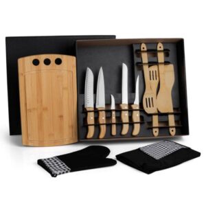 Kit Gourmet Personalizado 12 Peças para Eventos - MKT-9040X para Brindes de Eventos e Feiras da Zen Brindes.