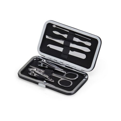 Kit Manicure 7 Peças Personalizado - X01361B para Brindes de Eventos e Feiras da Zen Brindes.