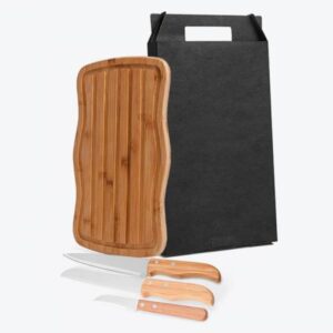 Kit Migalheira e Cozinha Personalizado 4 Peças - MMB-32033 para Brindes de Eventos e Feiras da Zen Brindes.