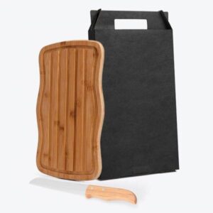 Kit Migalheira e Faca para Pão Personalizado - MMB-32043 para Brindes de Eventos e Feiras da Zen Brindes.