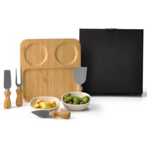 Kit Personalizado para Petisco 7 Peças - MKT-9033L para Brindes de Eventos e Feiras da Zen Brindes.