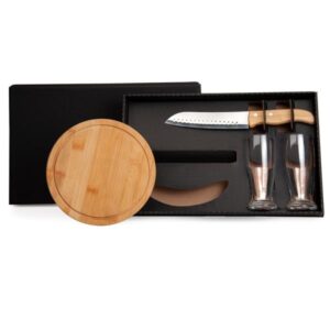 Kit Queijo e Cerveja Personalizado para Eventos Corporativos - MKT-9027U para Brindes de Eventos e Feiras da Zen Brindes.