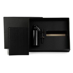 Kit Squeeze Caneta e Caderno Personalizado - MKT-9041S para Brindes de Eventos e Feiras da Zen Brindes.
