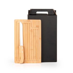 Kit Tábua Migalheira com Faca Personalizado - MPD-45053 para Brindes de Eventos e Feiras da Zen Brindes.