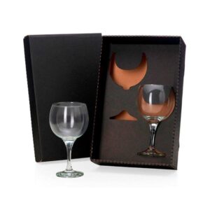 Kit Taças para Gin Personalizado 2 Peças 600 ml - MVI-08622 para Brindes de Eventos e Feiras da Zen Brindes.