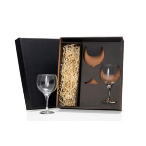 Kit Taças para Gin Personalizado 2 Peças 600 ml - MVI-18622 para Brindes de Eventos e Feiras da Zen Brindes.