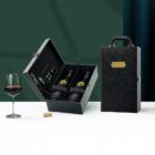 Kit Vinho 4 Peças Personalizado - X03495 para Brindes de Eventos e Feiras da Zen Brindes.