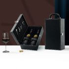 Kit Vinho para 2 Garrafas Personalizado - X03494 para Brindes de Eventos e Feiras da Zen Brindes.