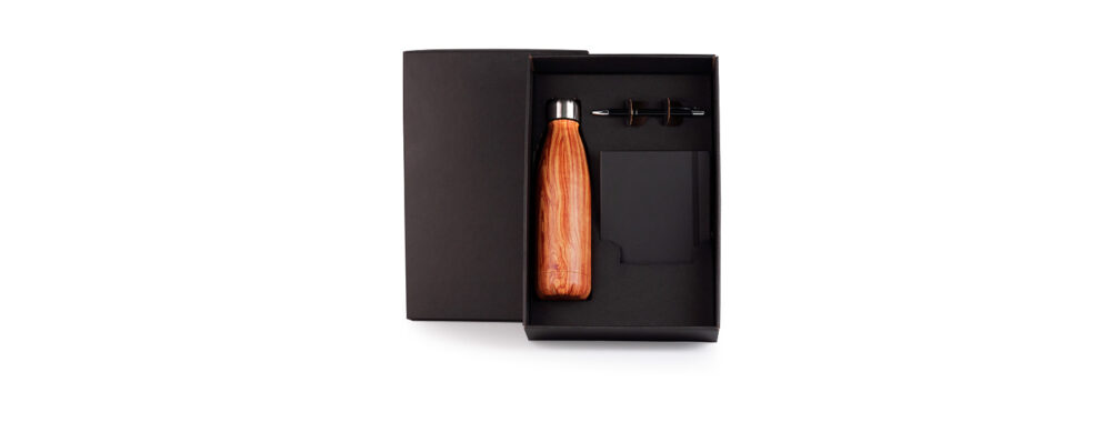Kit de Boas-Vindas e Onboarding 3 Peças Personalizado - MKT-9042K para Brindes de Eventos e Feiras da Zen Brindes.