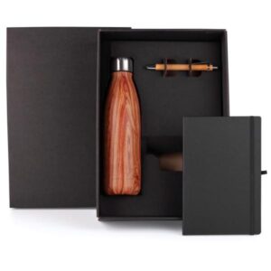 Kit de Boas-Vindas e Onboarding 3 Peças Personalizado - MKT-9043X para Brindes de Eventos e Feiras da Zen Brindes.