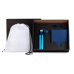Kit de Boas-Vindas e Onboarding 4 Peças Personalizado - MKT-9042X para Brindes de Eventos e Feiras da Zen Brindes.