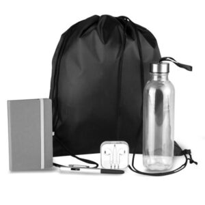 Kit de Boas-Vindas e Onboarding 5 Peças Personalizado - MKT-90241 para Brindes de Eventos e Feiras da Zen Brindes.