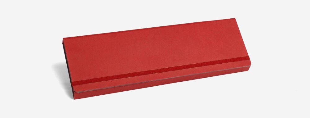 Kit de Garfo e Faca Personalizado com Estojo Vermelho - MPB-34063 para Brindes de Eventos e Feiras da Zen Brindes.