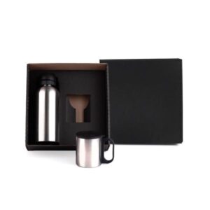 Kit de Garrafa e Caneca Personalizado 600 e 180 ml - MIX-01611 para Brindes de Eventos e Feiras da Zen Brindes.