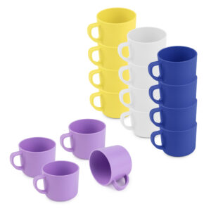 Kit de Xícaras Personalizado para Brindes Corporativos - AXC001 para Brindes de Eventos e Feiras da Zen Brindes.