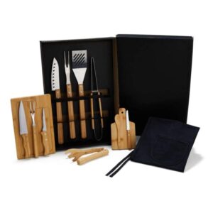 Kit para Churrasco e Caipirinha Personalizado - MKT-90262 para Brindes de Eventos e Feiras da Zen Brindes.