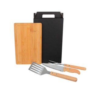 Kit para Churrasco e Hambúrguer Personalizado - MMX-19336 para Brindes de Eventos e Feiras da Zen Brindes.