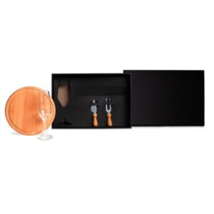 Kit para Queijo em Bambu Personalizado 4 Peças - MKT-90347 para Brindes de Eventos e Feiras da Zen Brindes.