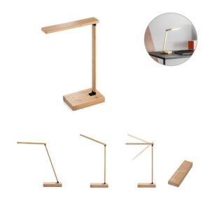 Luminária em Bambu Personalizado - S97122 para Brindes de Eventos e Feiras da Zen Brindes.