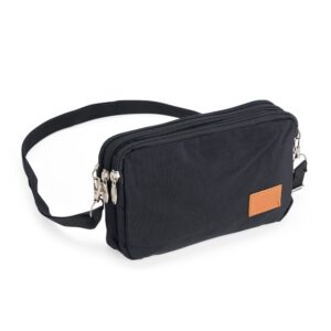 Mini Bolsa Transversal de Nylon Personalizado - X01229 para Brindes de Eventos e Feiras da Zen Brindes.