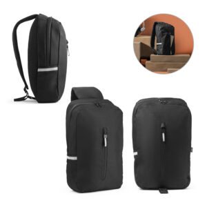 Mochila Personalizada em Pet e 600D - S92191 para Brindes de Eventos e Feiras da Zen Brindes.