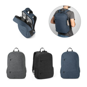 Mochila Personalizada para Notebook Reciclado 15'6" - S92098 para Brindes de Eventos e Feiras da Zen Brindes.