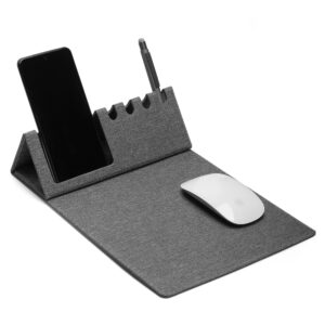 Mouse Pad com Suporte Celular e Canetas Personalizado - X14988 para Brindes de Eventos e Feiras da Zen Brindes.
