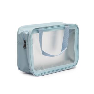 Necessaire Personalizada Grande Translucida Impermeável - X18809 para Brindes de Eventos e Feiras da Zen Brindes.