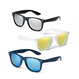 Óculos de Sol Personalizados com Lentes Espelhadas - S98317 para Brindes de Eventos e Feiras da Zen Brindes.