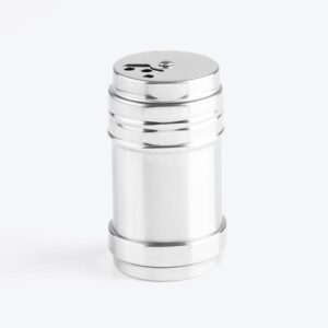 Pote para Condimento em Inox Personalizado - MTE-00100 para Brindes de Eventos e Feiras da Zen Brindes.