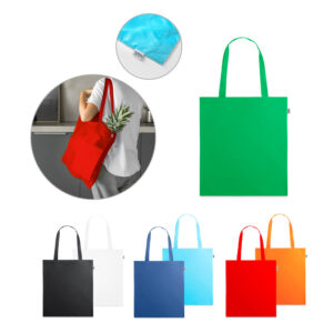 Sacola Ecobag Colorida Personalizada - S92929 para Brindes de Eventos e Feiras da Zen Brindes.