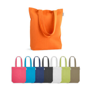 Sacola Ecológica Reciclada Personalizada - S92326 para Brindes de Eventos e Feiras da Zen Brindes.