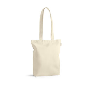 Sacola Personalizada em Algodão Ecológica Reciclada - S92368 para Brindes de Eventos e Feiras da Zen Brindes.