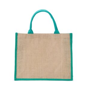 Sacola de Juta Pequena Personalizada - X18742 para Brindes de Eventos e Feiras da Zen Brindes.