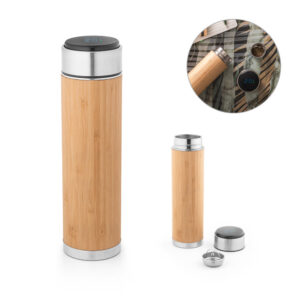 Squeeze Térmico Reciclado Personalizado 430 ml - S94296 para Brindes de Eventos e Feiras da Zen Brindes.