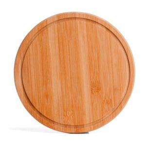 Tábua para Frios em Bambu Personalizado 21 Cm - MTA-15003 para Brindes de Eventos e Feiras da Zen Brindes.