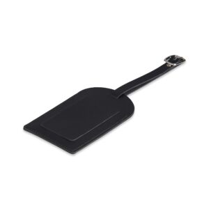 Tag Identificador de Bagagem em Couro Personalizado - X01199 para Brindes de Eventos e Feiras da Zen Brindes.