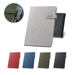 Agenda Personalizada - Agenda 2025 em rPET Andresen B5 - S66202 - Zen Brindes