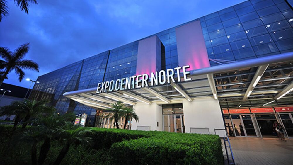 Fachada do Expo Center Norte em São Paulo