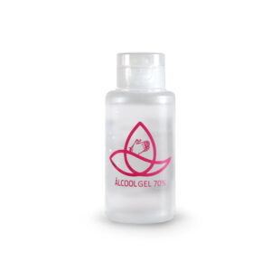 Álcool Gel 70% Antisséptico 60ml Healty 60 - S94892 - Linha Cuidado Pessoal Brinde Personalizado - Zen Brindes