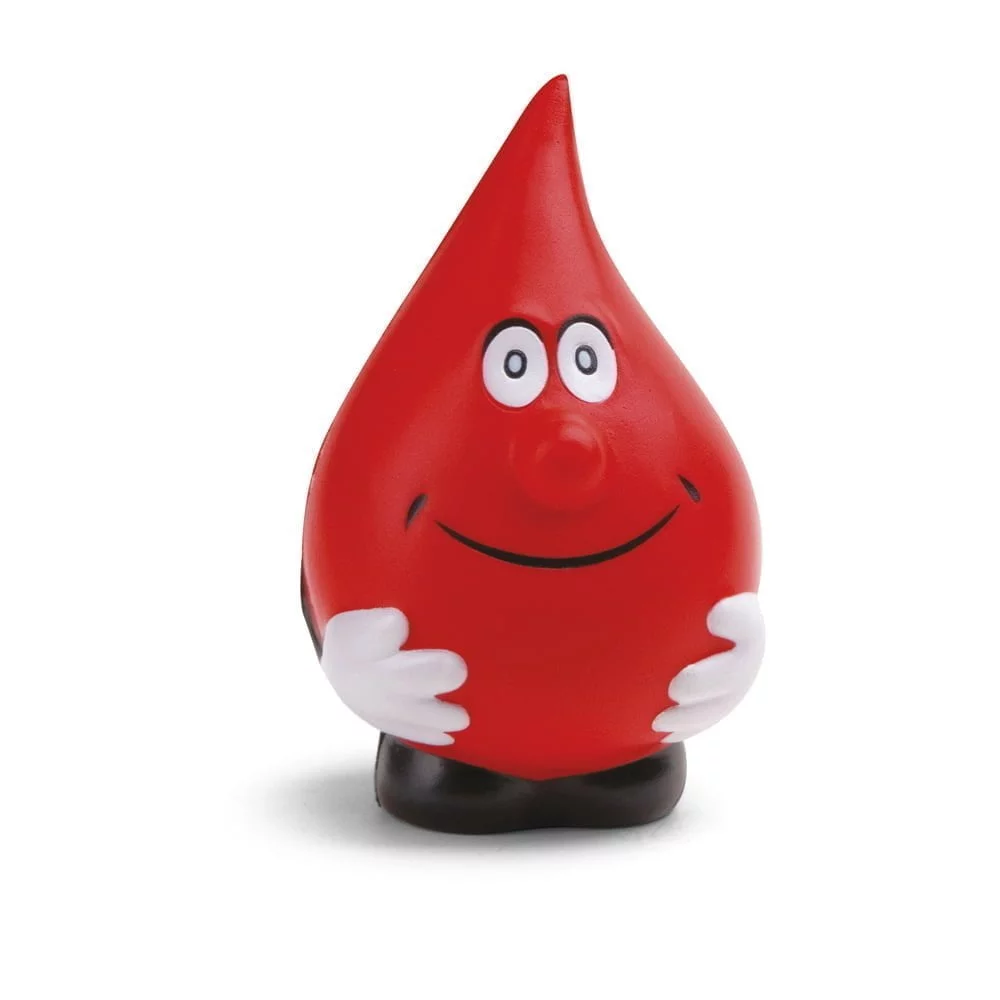 Anti-estresse Gota Reds - S98059 - Escritório e Papelaria Brinde Personalizado - Zen Brindes