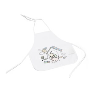 Avental de criança para colorir Gusteau - S59834 - Churrasco Brinde Personalizado - Zen Brindes