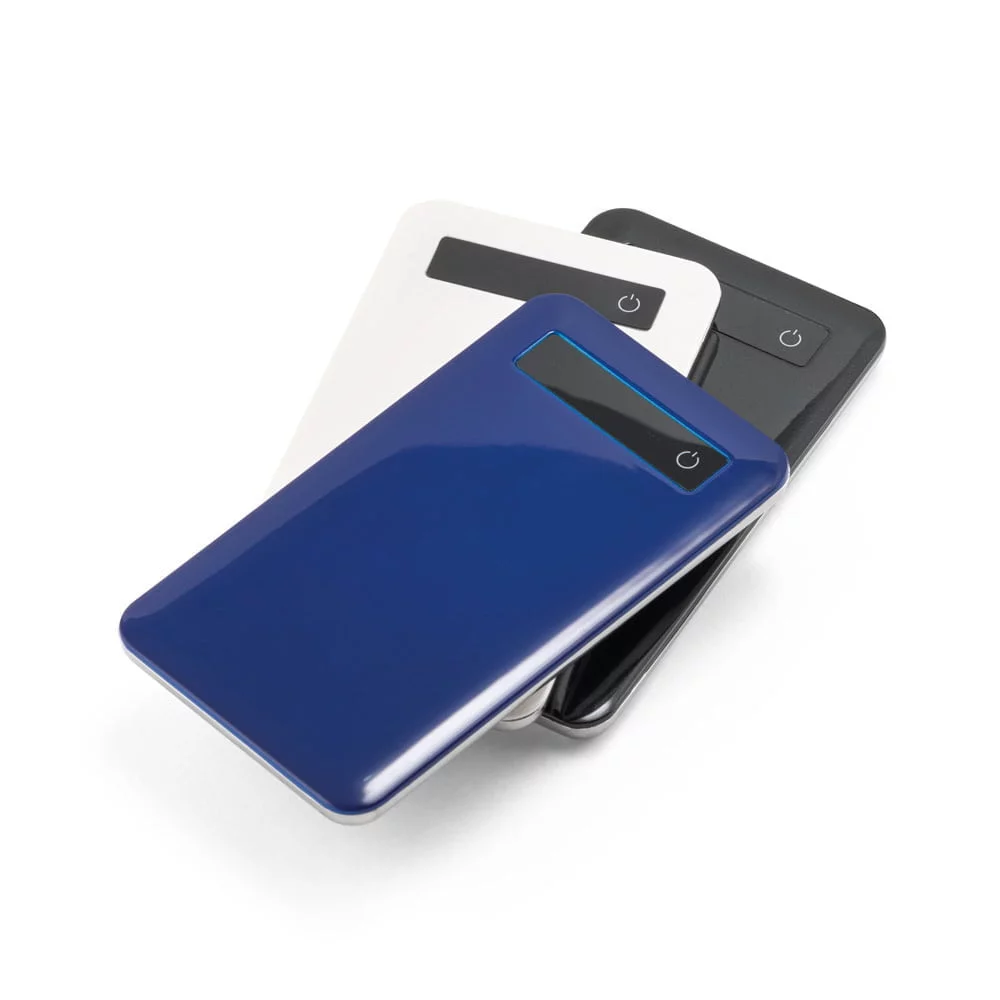 Bateria portátil com ecrã touch e indicador de carga Sagan - S97077 - Power Banks Brinde Personalizado - Zen Brindes