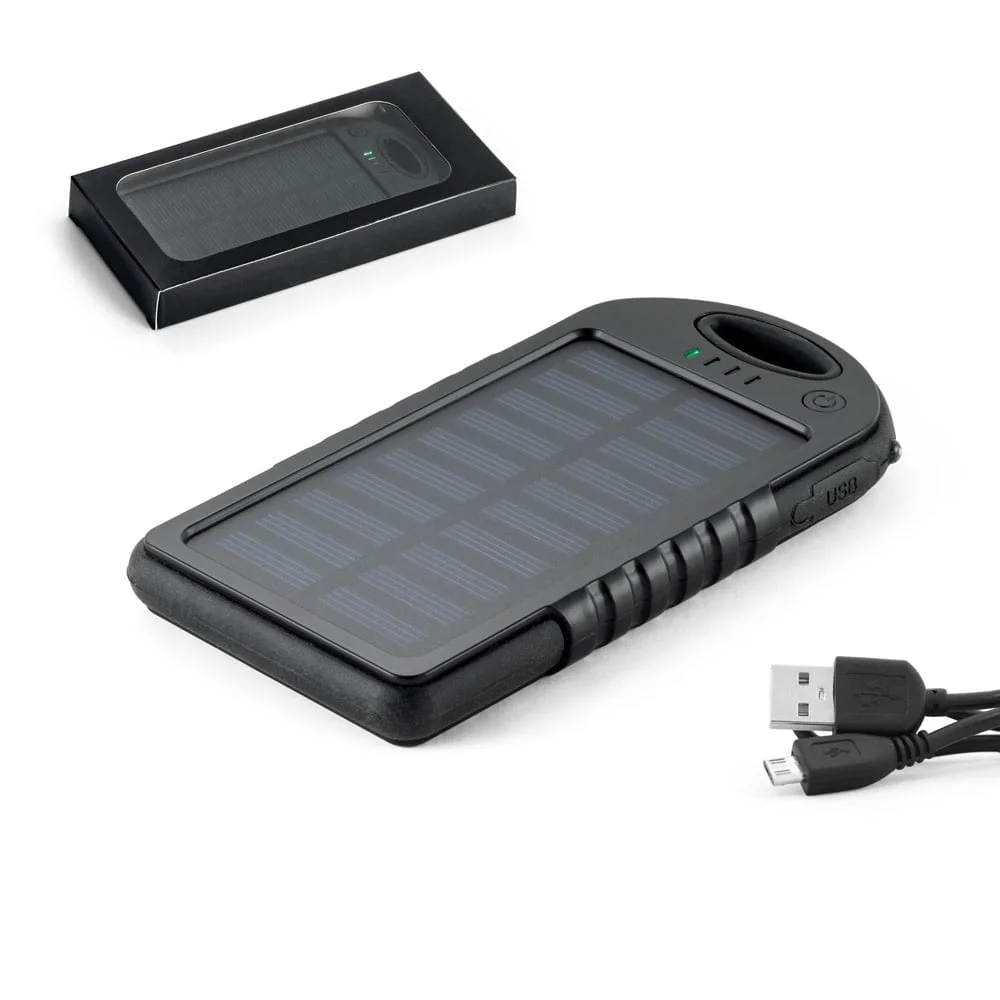 Bateria portátil solar Day - S97371 - Power Banks Brinde Personalizado - Zen Brindes