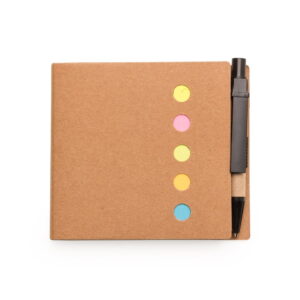 Bloco Ecológico com Autoadesivos Kraft na Zen Brindes - Presente Personalizado